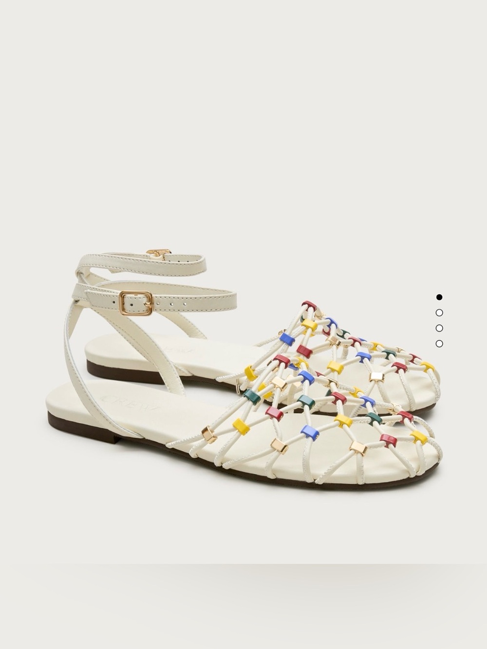 J. Crew Audrey Embellished Cage-toe Sandals